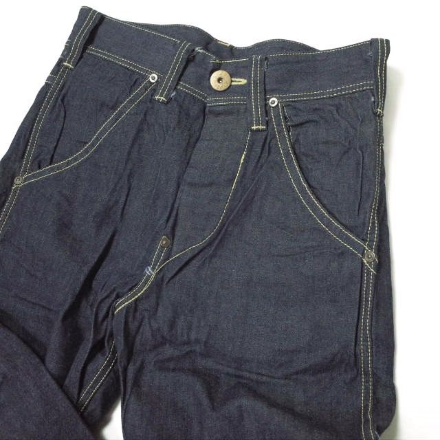 Lee x L'ECHOPPE リー レショップ 別注 日本製 COWBOY DENIM PANTS カウボーイ デニムパンツ LB0135 32 Indigo ワイド ジーンズ ボタンフライ ボトムス【Lee × L'ECHOPPE】