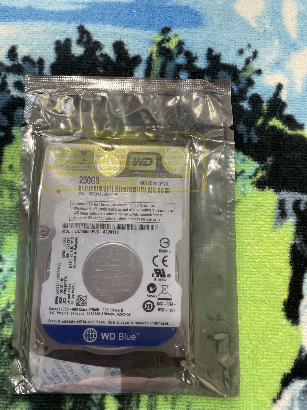 WD2500LPVX Western Digital BLUE 250GB 5.4K 6G 2.5 SATA LAPTOP HDD Hard Drive