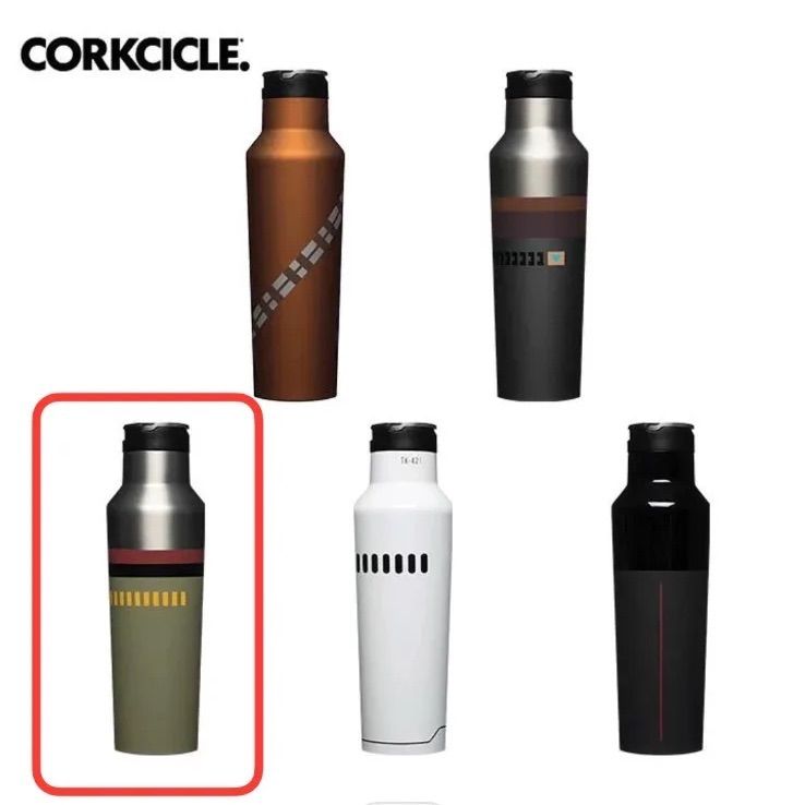 送料無料！新品 【レア物】コークシクル CORKCICLE 保温保冷水筒600ml スターウォーズ Star Warsコラボ商品ボバフェット -  メルカリ