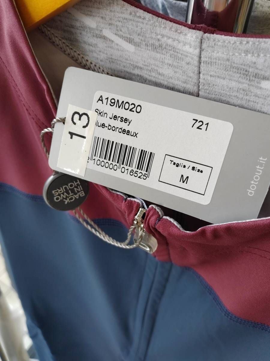 店頭 DOTOUT ドットアウト 13 Skin Jersey 721 blue-bordeaux Mサイズ A19M020 r10052 4950 BRIGHTFACE_UK