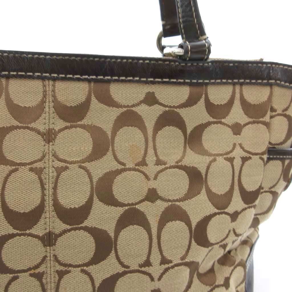 コーチ COACH ハンドバッグ トート キャンバス レザー 革 シグネチャー JS GY18 DECORATOM_COM_BR