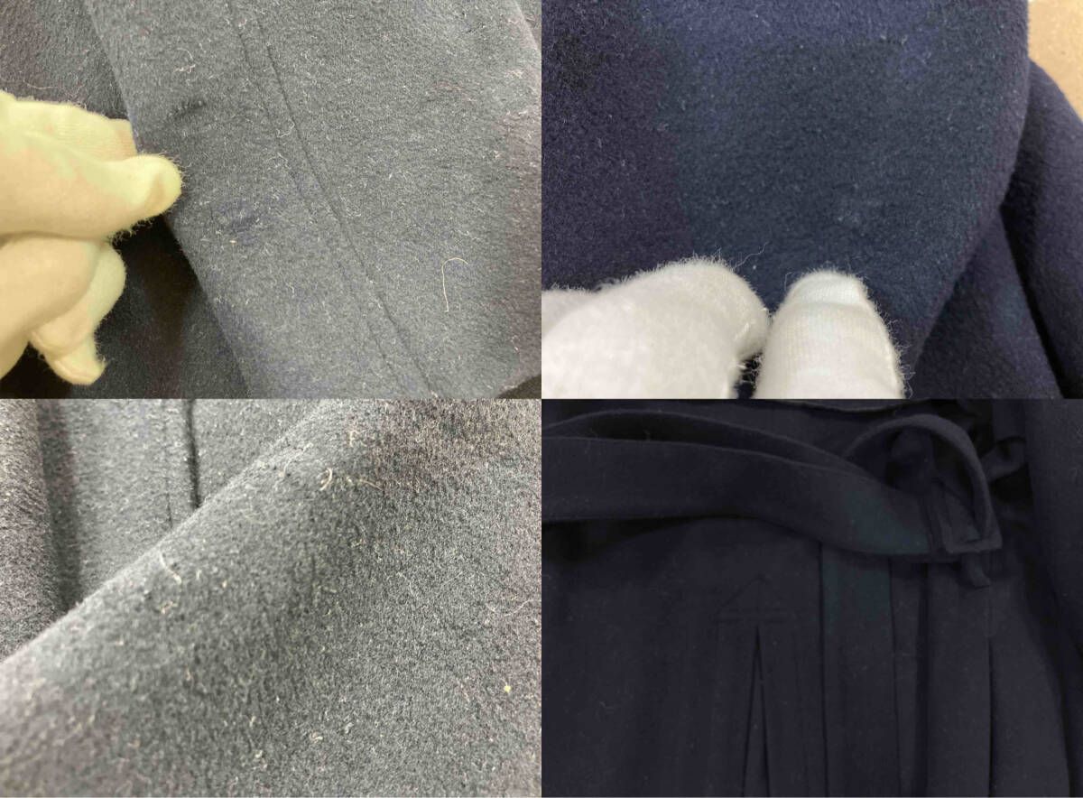 襟無しWロングコート