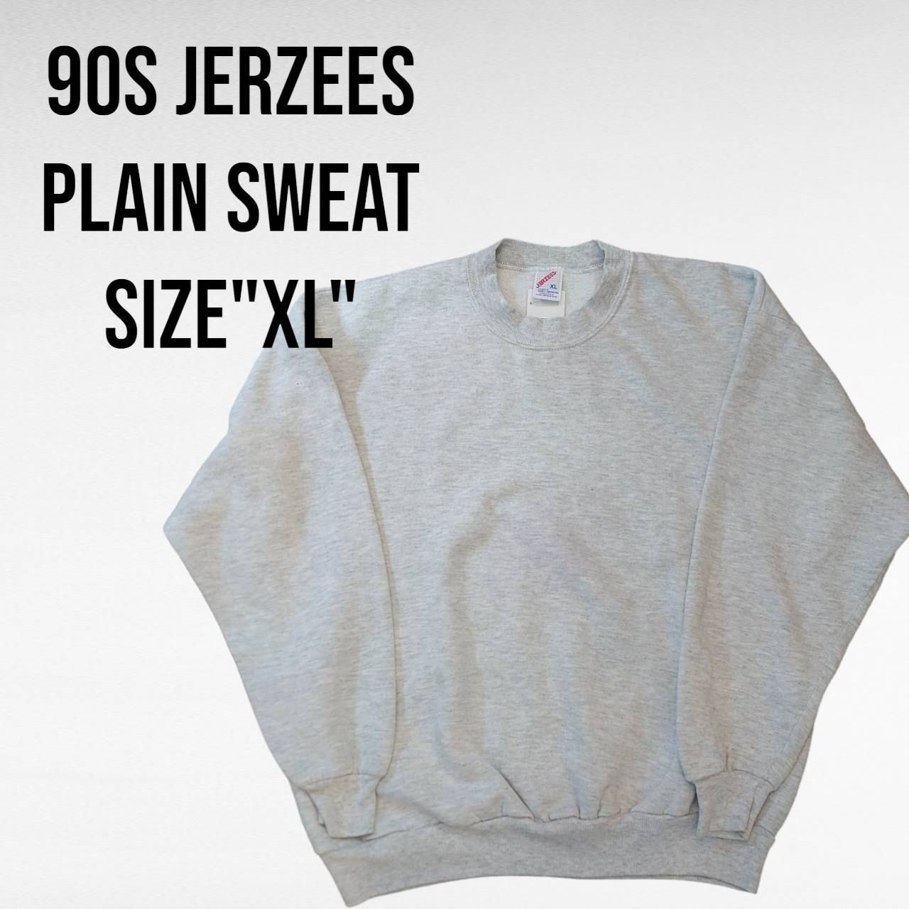 アメリカ古着 90s JERZEES ジャージーズ sweat 無地スウェット