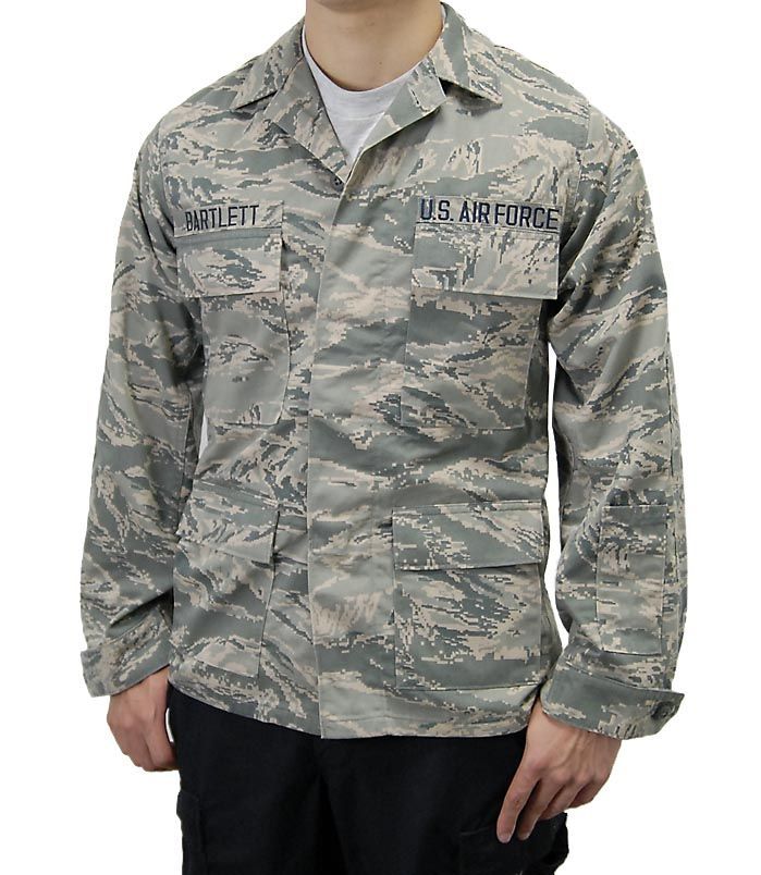 アメリカ空軍 USAF デジタルタイガーカモ ABUジャケット ワッペン付（USED）A4UW