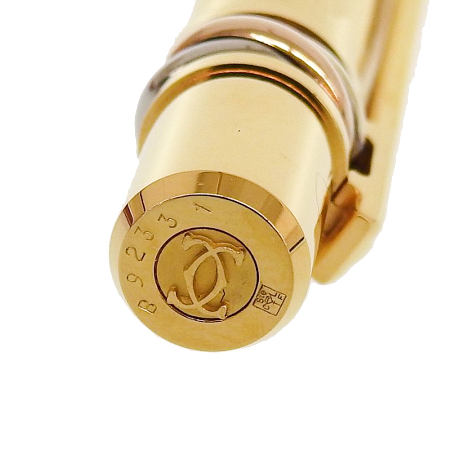 Cartier カルティエ ロゴ ボールペン GP ゴールド 2005年 10650 箱付き 