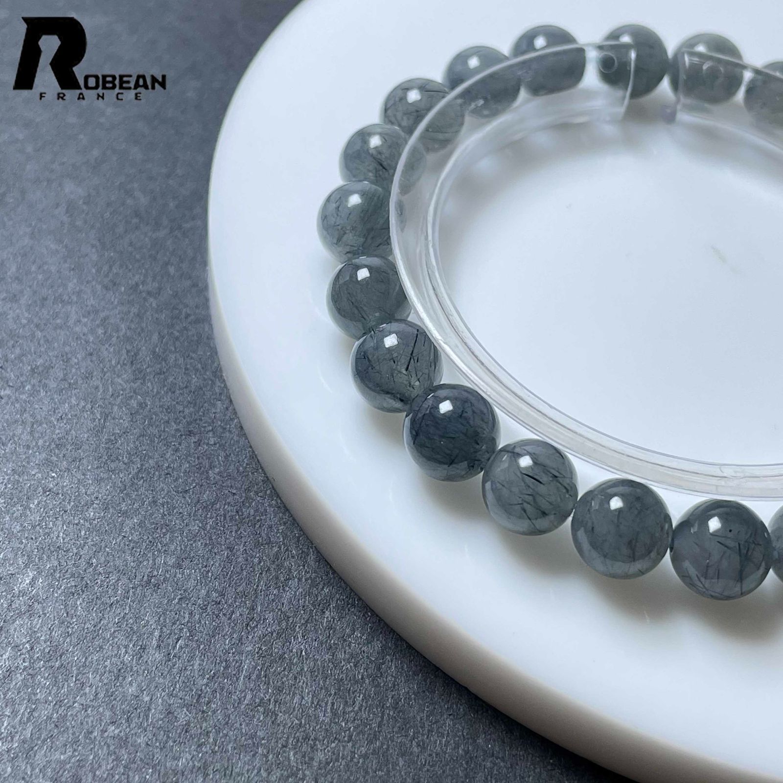 高級 EU製 定価8万円☆ROBEAN・ブルーフラワートルマリンインクォーツ  