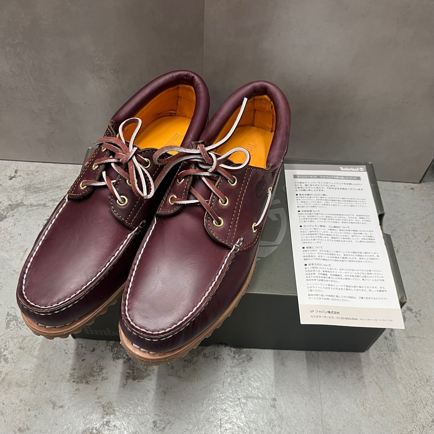 新品 Timberland 3 Eye Classic Lug - Burgundy 050009 スリーアイ 