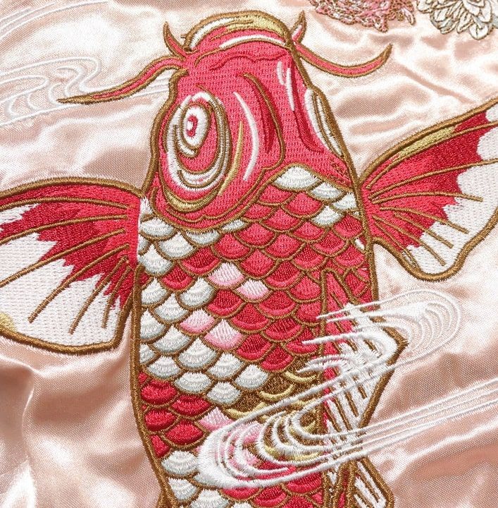 リバーシブルスカジャン 桜 刺繍 和柄 希少 イオラニ スカジャン L 虎