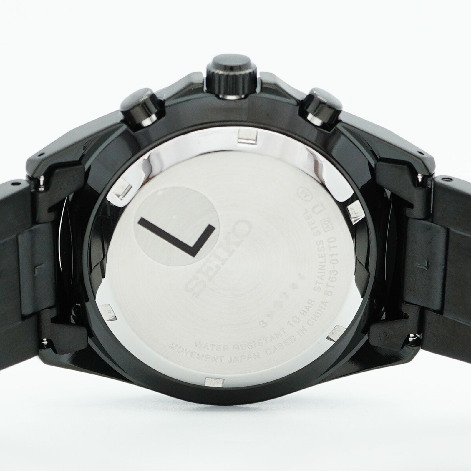 セイコー セイコーコレクション Sシリーズ 8T63-01T0 黒文字盤腕時計