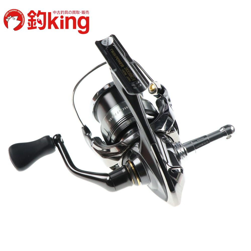 シマノ 24 ツインパワー 2500SHG ゴメクサスリールスタンド付 シマノ 24 ツインパワー 2500SHG ゴメクサスリールスタンド付