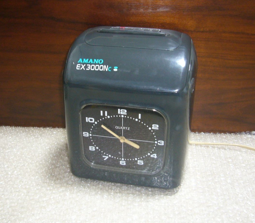 AMANOアマノタイムレコーダー タイムカード 店舗 EX3000NC