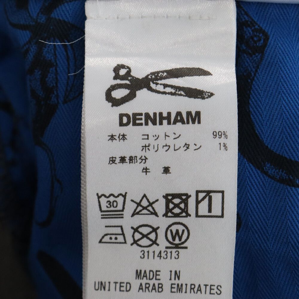 DENHAM (デンハム) BOLT HELIX 01-17-01-11-023 カラーボタンフライブラックデニムパンツ ジーンズ ブラック