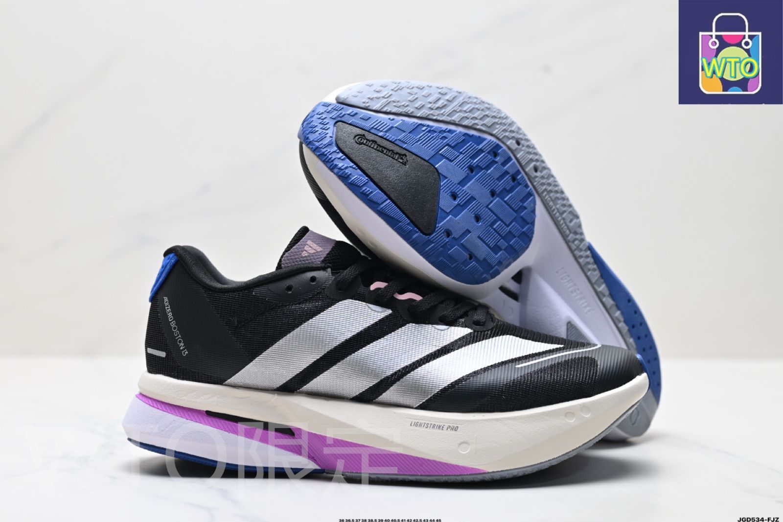  Adidas アディダス adizero BOSTON 13 透気メッシュ レース ランニングシューズ -WTO輸入1 スニーカー 靴