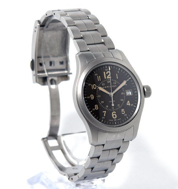 ☆箱・ギャラ付！美品！HAMILTON ハミルトン カーキ フィールド