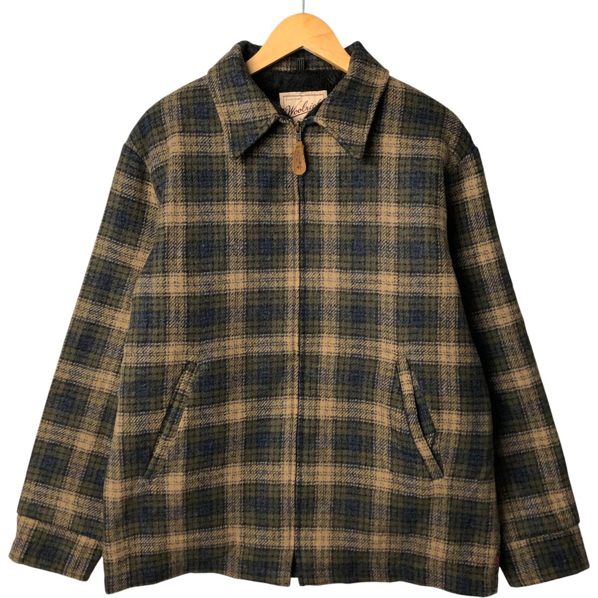 M*y様 Woolrich チェック柄ジャケット M 古着 90~00年代 ウールリッチ WOOLRICH チェック柄 ウールスポーツ