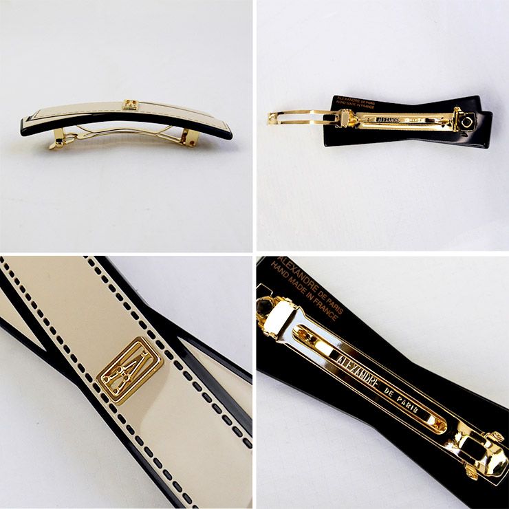 【新品未使用】ALEXANDRE DE PARIS バレッタ 6cm バレッタ (6 cm)｜ALEXANDRE DE PARIS（アレクサンドル ドゥ パリ）