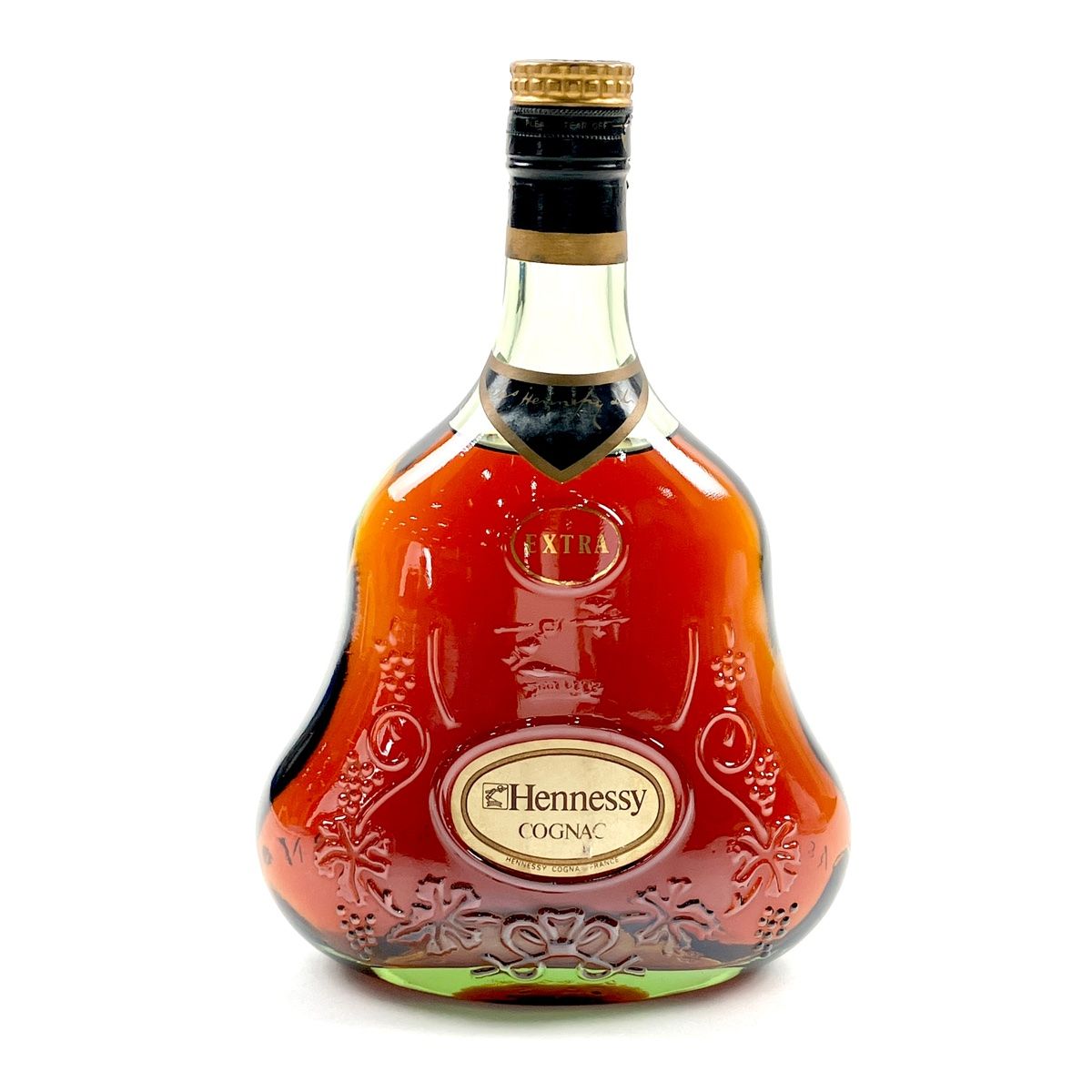 ◇希少 未開栓 コニャック ヘネシー X.O 金キャップ グリーンボトル 古酒 未開栓】ヘネシー Hennessy XO グリーンボトル 金キャップ 古酒