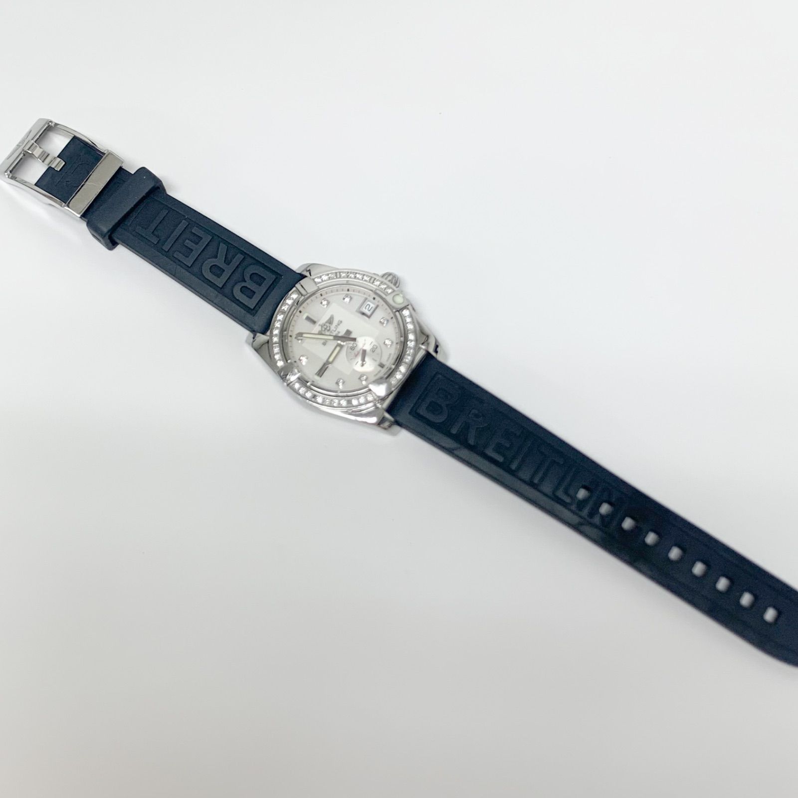 中古】ブライトリング BREITLING A37330 ダイヤベゼル 自動巻き  