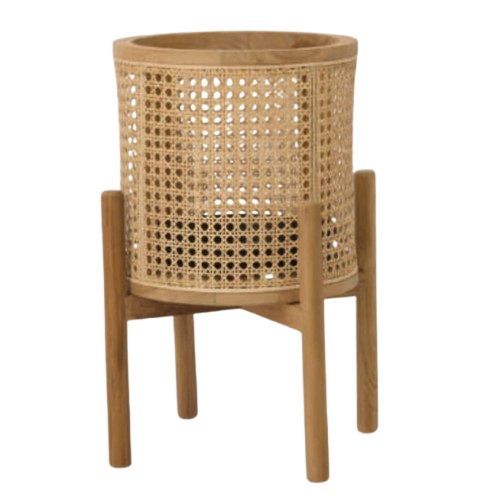 G1691 ラタン　特大籐編み キリン型 バスケット/プランターカバー G1691 ラタン 特大籐編み キリン型 バスケット/プランターカバー G1691