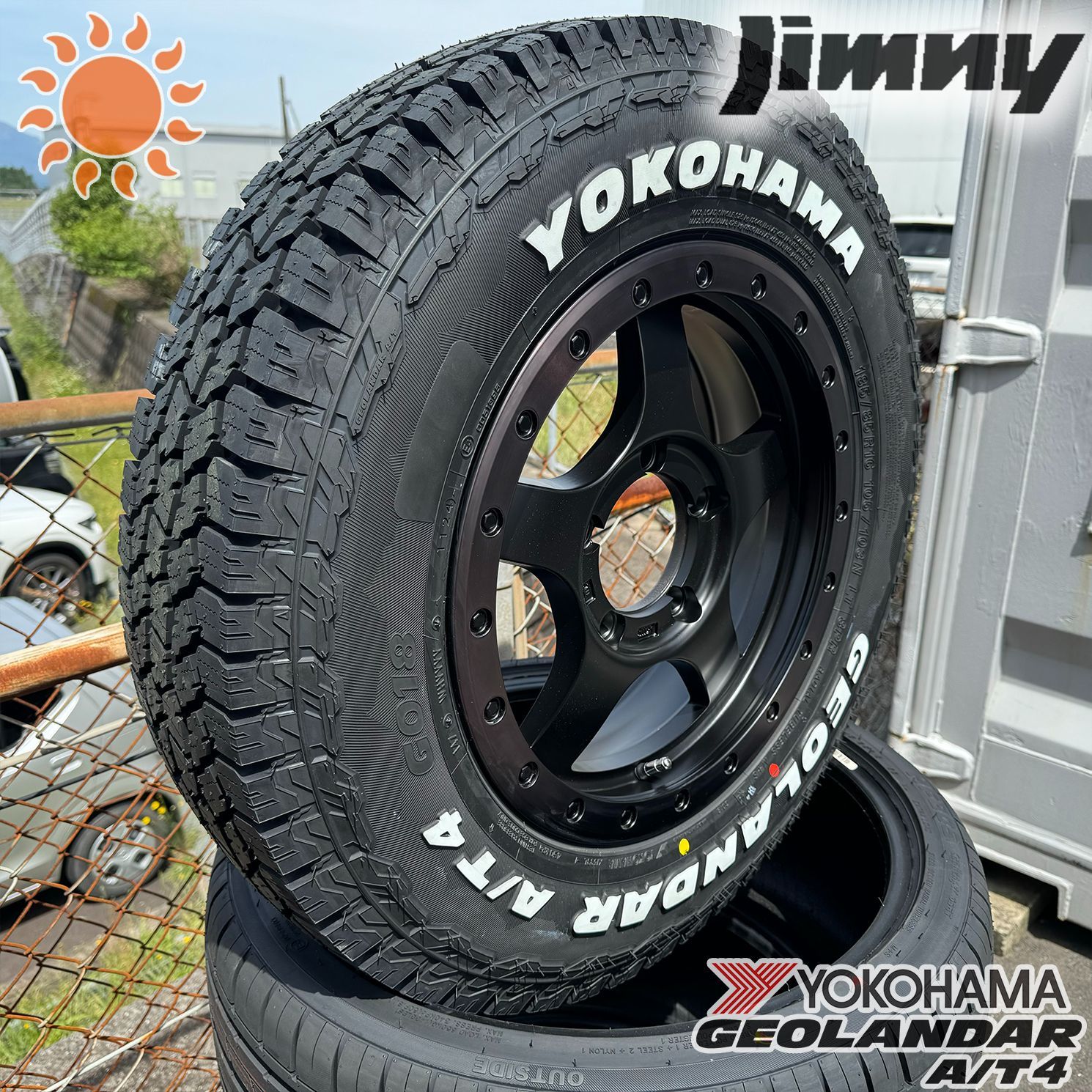 ジムニー JB64 JB23 JA11 JA12 タイヤホイール 16インチ 4本 ジムニー JB64 JB23 JA11 JA12 タイヤホイール 16インチ 4本