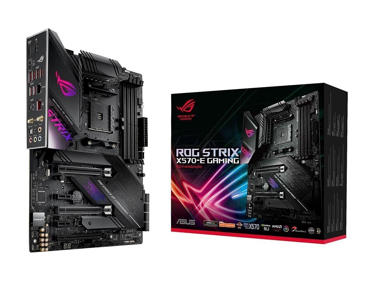 ASUS AMD AM4 ROG Strix X570E ゲーミング ATX マザーボード