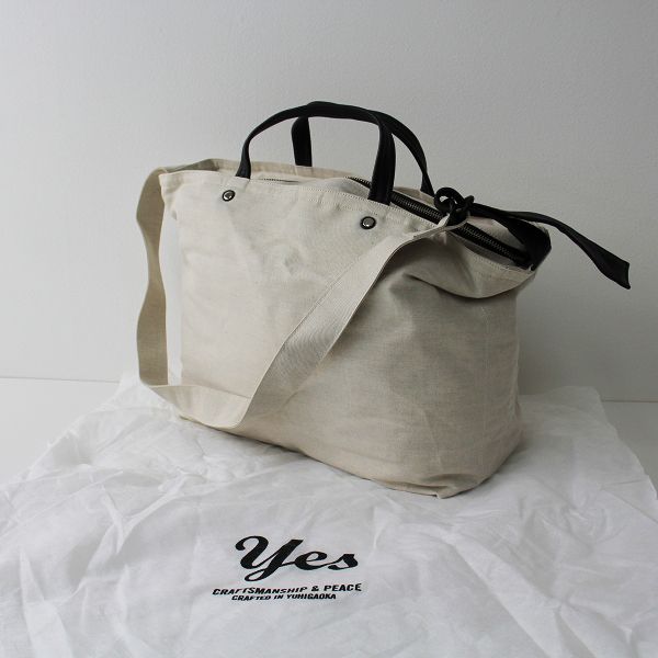 未使用 yes crafts イエスクラフツ LINEN SHOULDRE BAG M ショルダーバッグ/キナリ 小物 2WAY【2400013313469】  - メルカリ