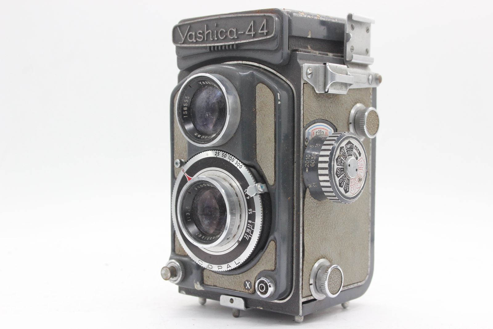 訳あり品】 ヤシカ Yashica-44 Yashikor 60mm F3.5 二眼カメラ s4301 