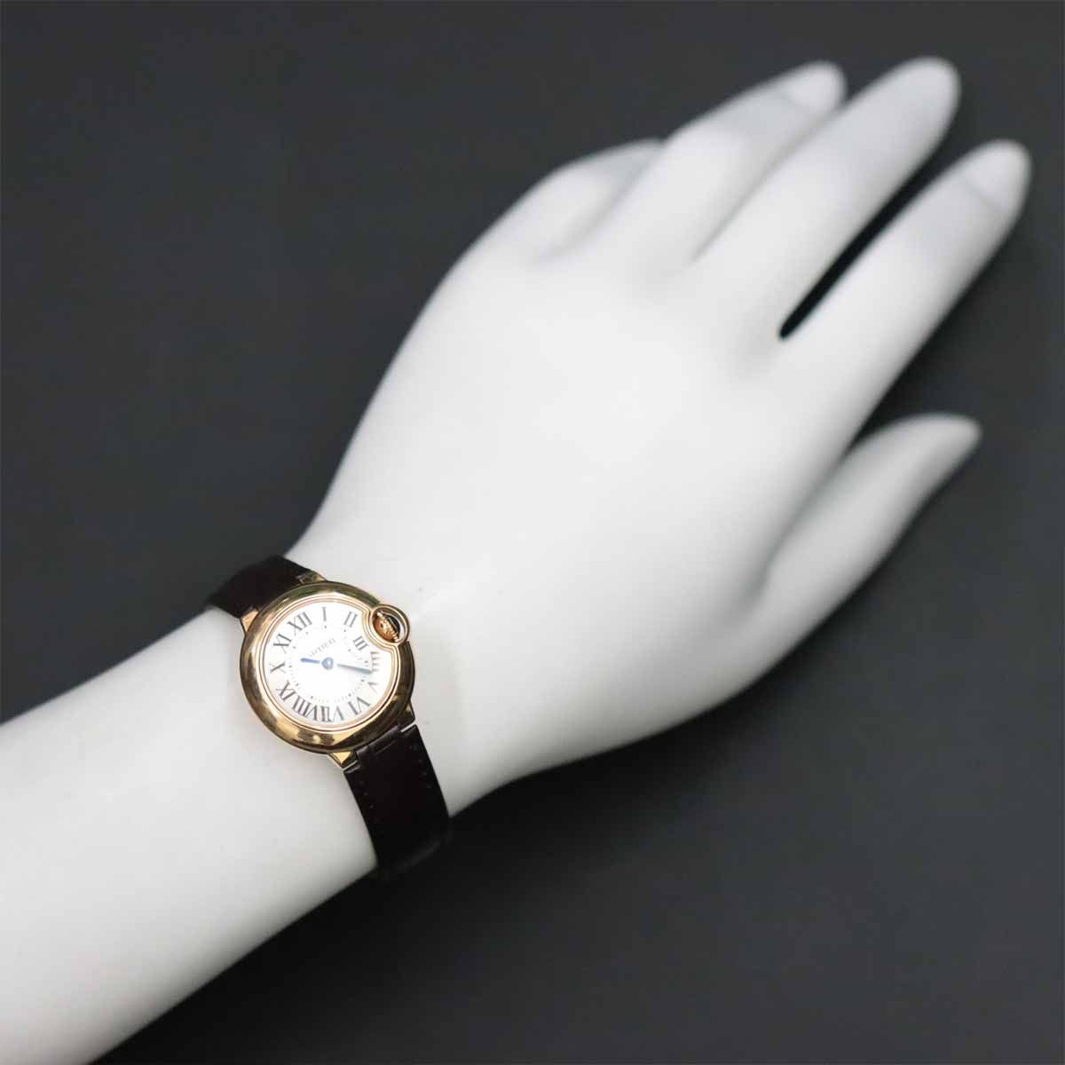 カルティエ Cartier バロンブルー 28mm W6900256 レディース 腕時計  