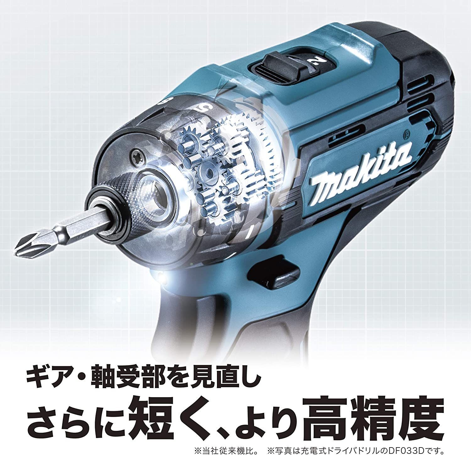 マキタ(Makita) 充電式震動ドライバドリル 10.8V 1.3Ah バッテリー2個