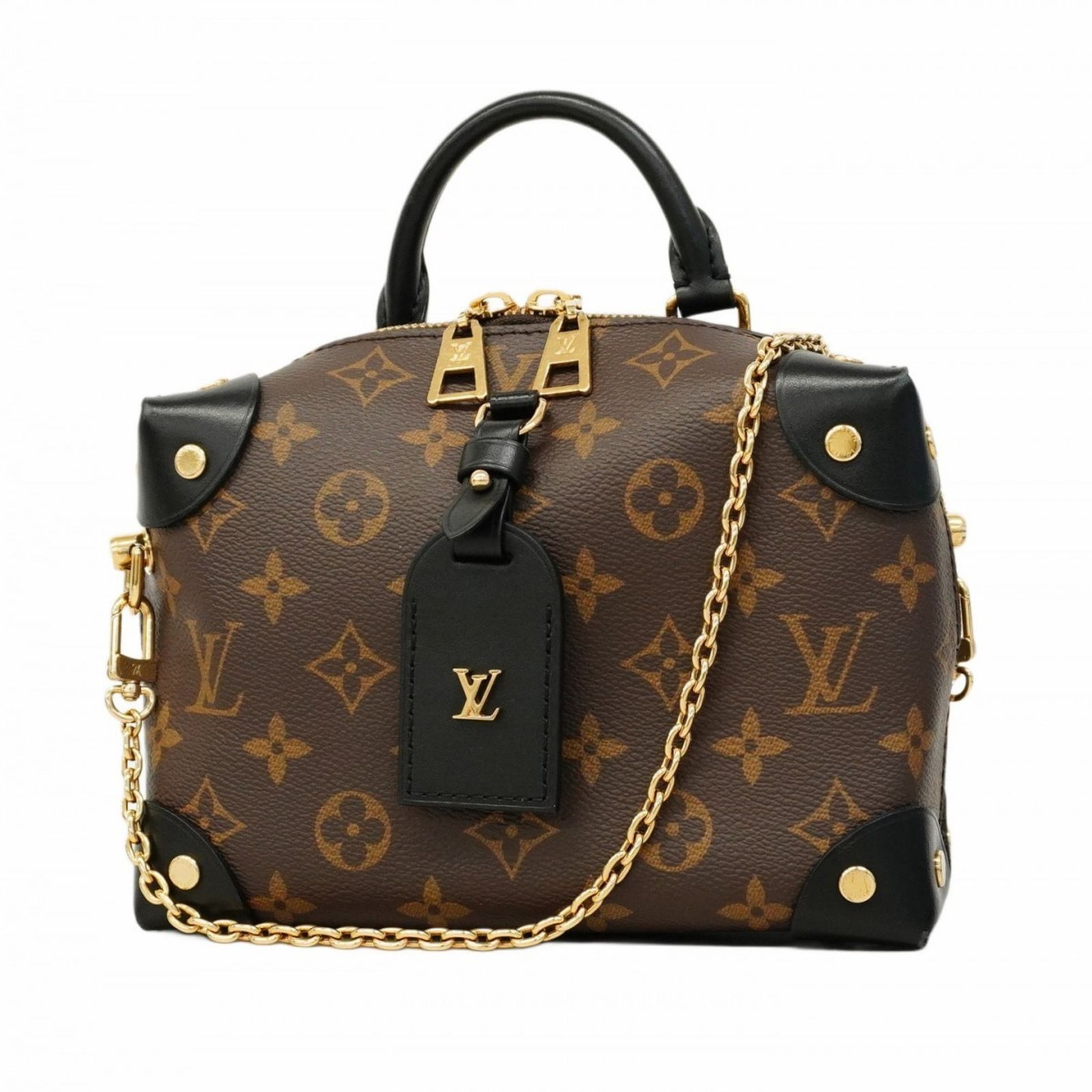ルイ ヴィトン Louis Vuitton ルイ ヴィトン ハンドバッグ モノグラム プティットマルスープル M45571 ブラウン ブラック 2wayバッグレディース P1463683
