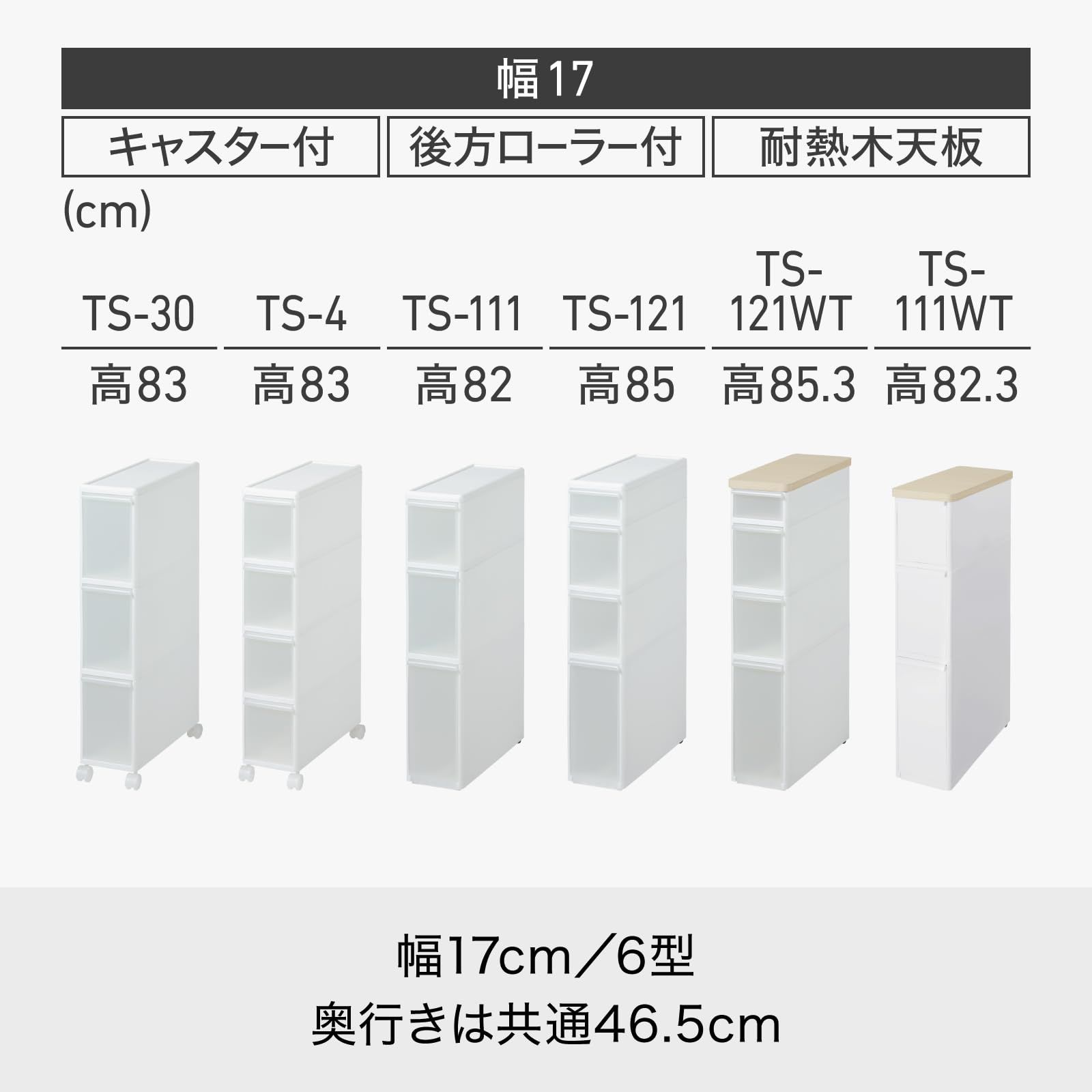 幅17㎝ デッドスペース収納