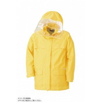 スミクラ レインウェア キャディージャケット イエロー L