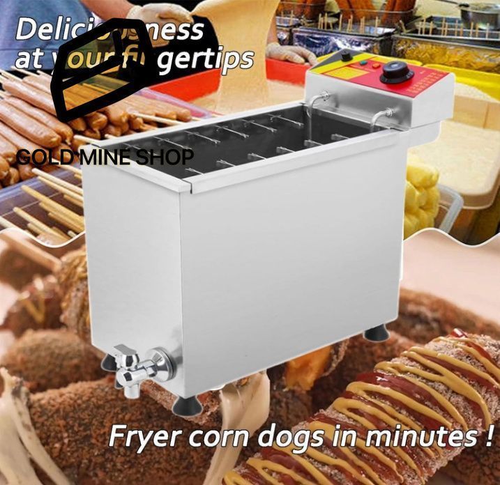 業務用チーズホットドッグフライヤー