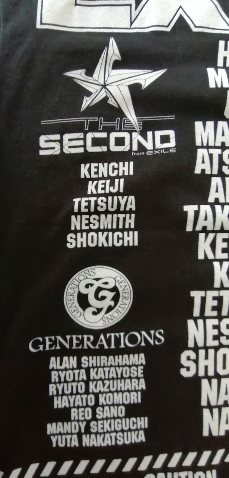 ★セットへ EXILE TRIBE CIRCUIT Tシャツ EXILE TRIBE CIRCUIT COMPLETE 両面プリントTシャツ サイズS