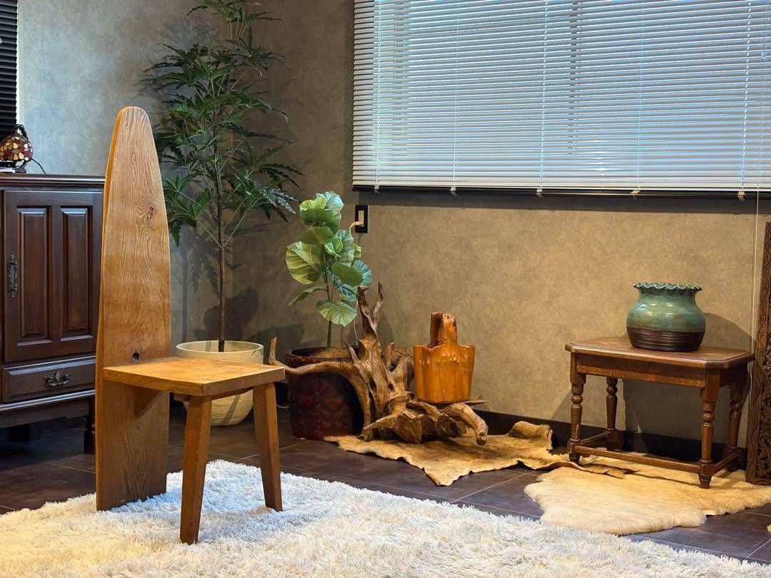 ③ 希少 レトロ 無垢材 ヴィンテージ カフェ 店舗什器