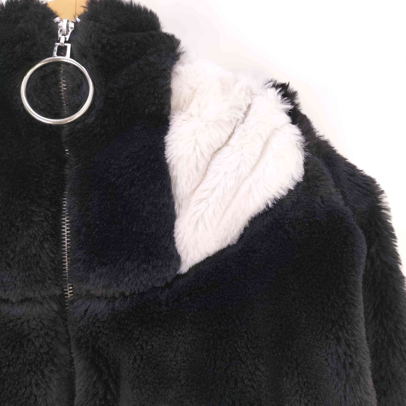 レフレム REFLEM BIG切替ファーパーカー ファーブルゾン