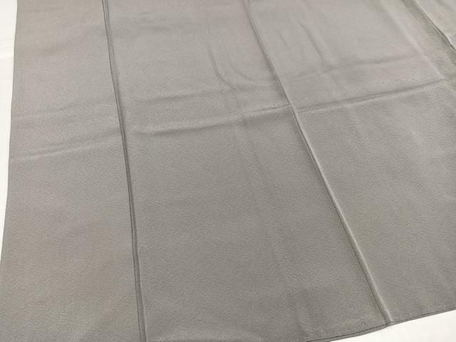 平和屋着物○本草木染作家 圓啓 色無地 薄墨色 正絹 逸品 AABC1746ph