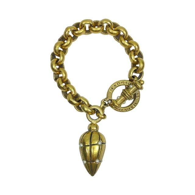 LOEWE ロエベ ブレスレット バングル アクセサリー ジュエリー 小物 GP パール ロゴ ゴールド - メルカリ
