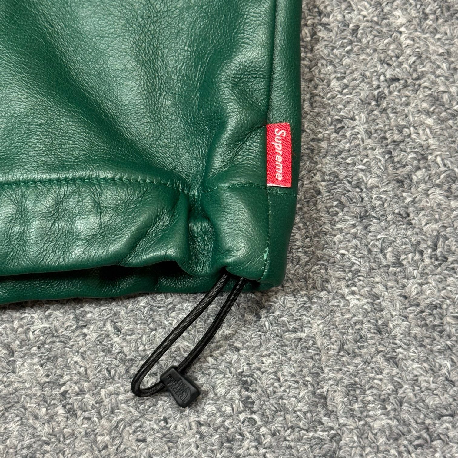 Supreme×THE NORTH FACE レザーマウンテンパーカー L 緑 Supreme シュプリーム 2024AW The North Face Mountain Jacket