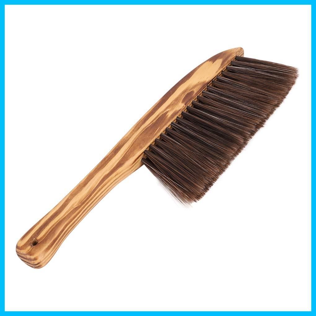 人気商品 馬毛 静電気除去 はたき ハンドブラシ ブラシ テーブルブラシ 家具 ブラシ 布団 ほこり取り 除塵 掃除用具 掃除 家庭用 AfinderJP 生活雑貨