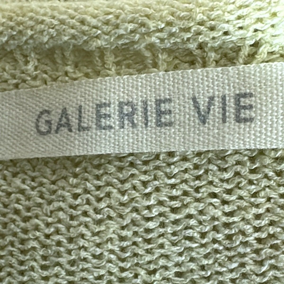  GALERIE VIE ギャルリーヴィー 長袖セーター サイズ1 S レディース - ライトグレー クルーネック 長袖 ニット セーター