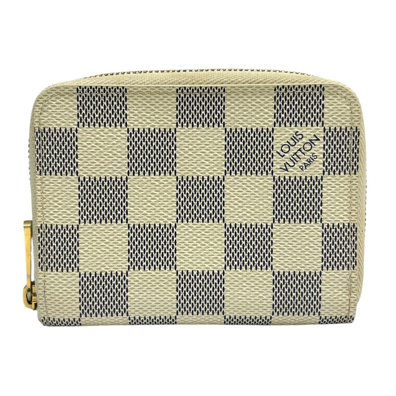 ルイ ヴィトン Louis Vuitton 財布 コインケース ダミエ アズール ジッピーコインパース N63069 ホワイト レディース ルイヴィトン ♯0203010265