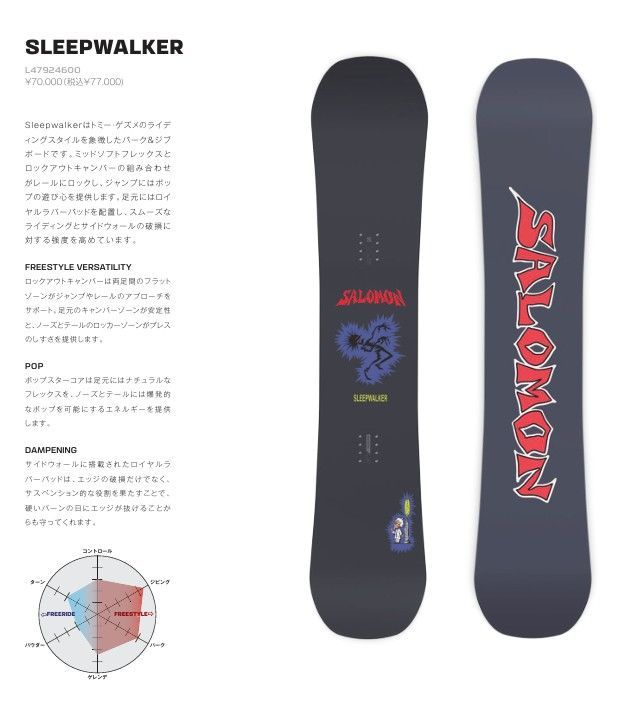 新品未使用 25-26 SALOMON BOARD SLEEPWALKER 153cm 土日祝発送OK 新品未使用 25-26 SALOMON BOARD SLEEPWALKER 153cm 土日祝発送OK