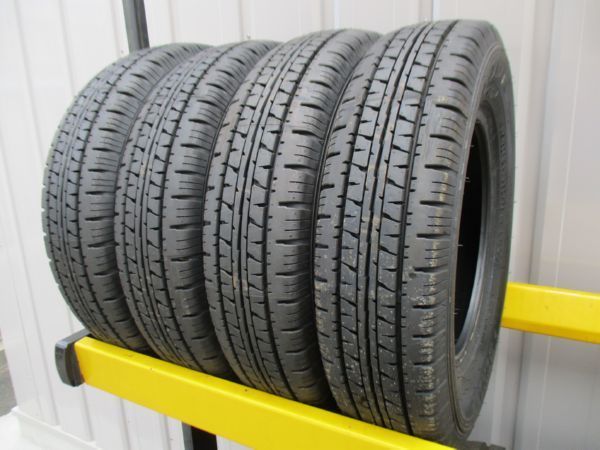 145/80R12 80/78N LT ダンロップ ENASAVE VAN01 2024年製 4本 送料込 T40050422インボイス領収書発行可能