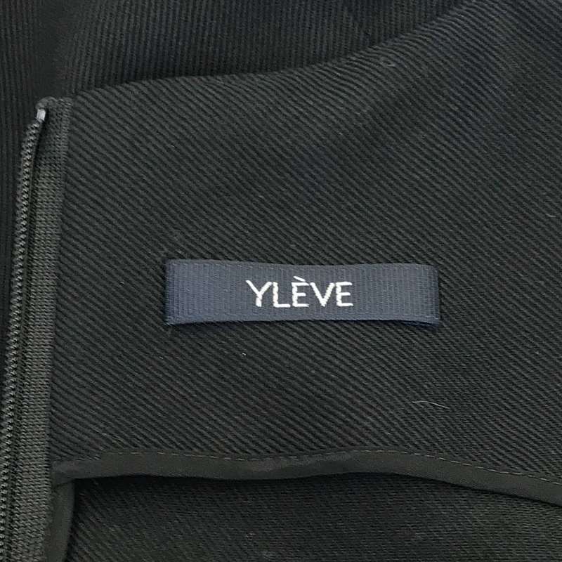 YLEVE / イレーヴ | ウールツイルワンピース | 1 | ブラック 