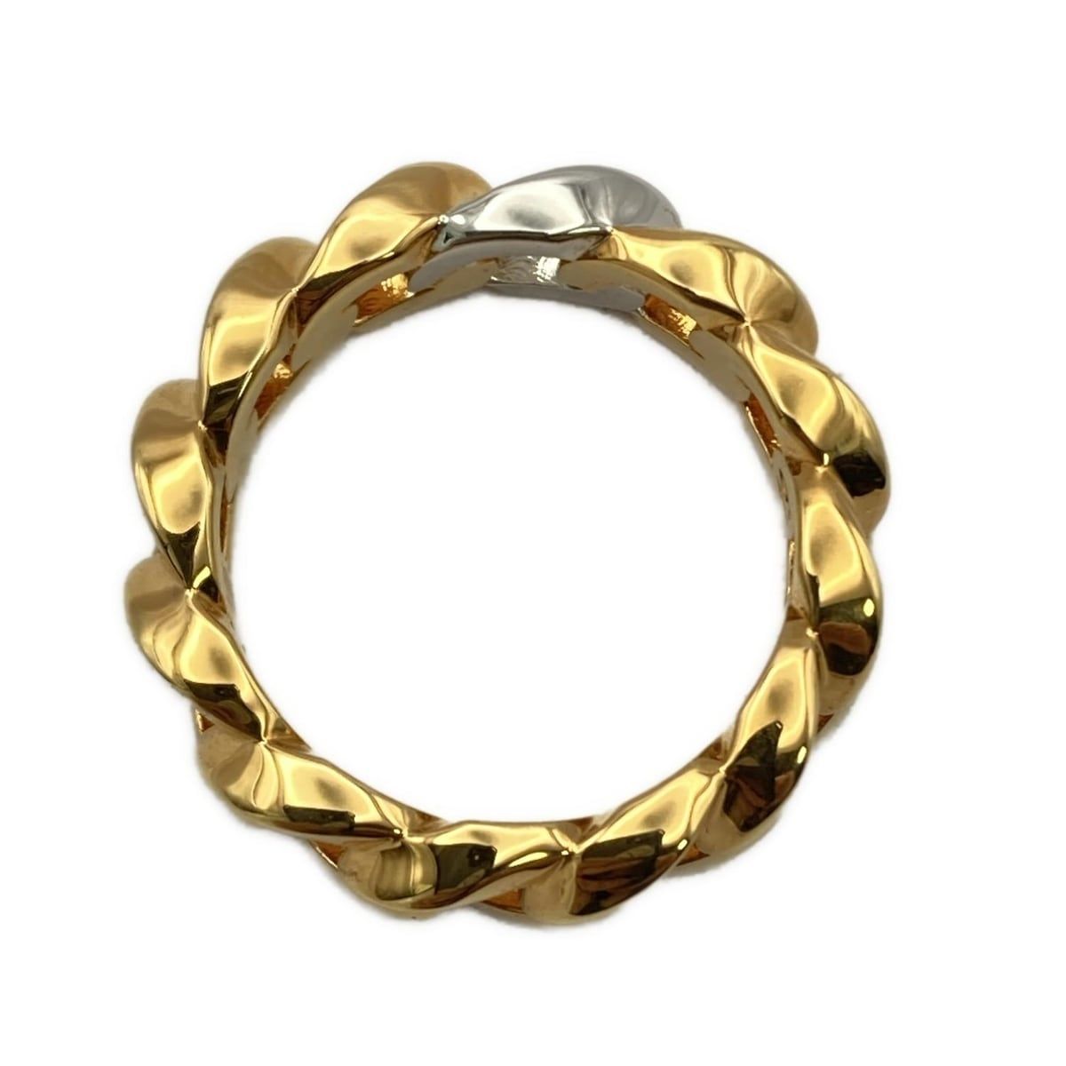 Versace ヴェルサーチ　リング　19号 VERSACE ヴェルサーチ リング 指輪 メンズ シルバー ゴールド