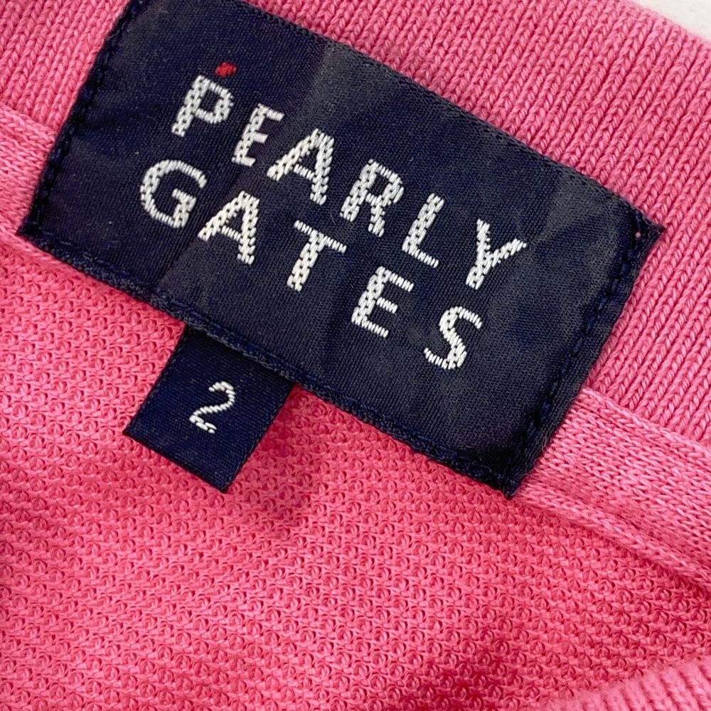 サイズ：2 PEARLY GATES パーリーゲイツ 半袖ポロシャツ