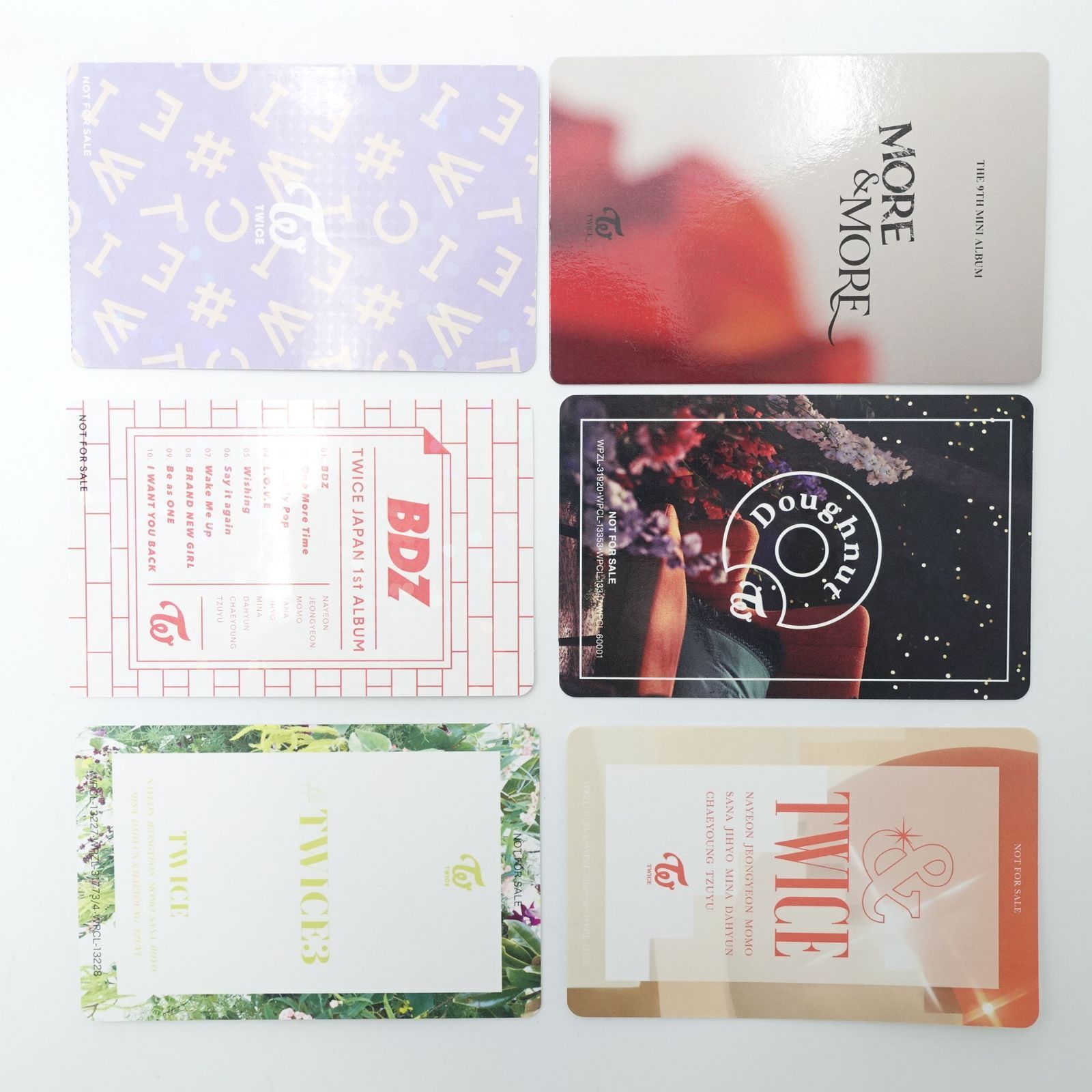 TWICE メンバートレカ 20枚セット ナヨン ジョンヨン モモ サナ ジヒョ