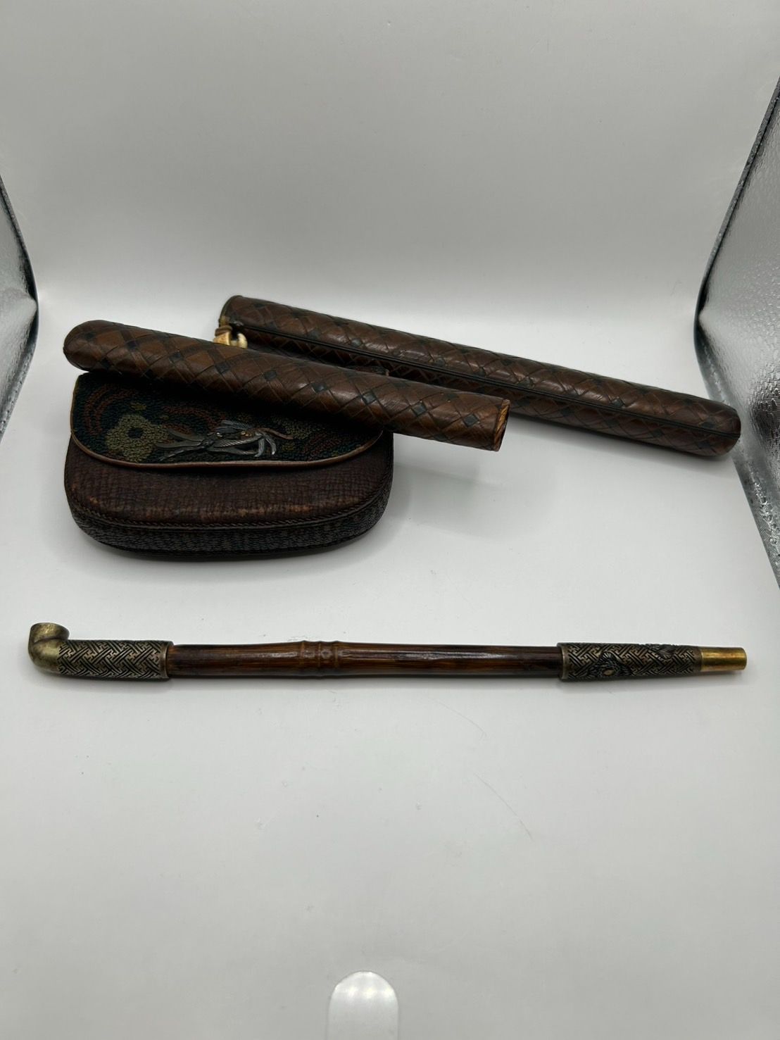 ◎【✨骨董品✨】煙管 キセル たばこ入れ タバコ 煙草 喫煙具 時代物