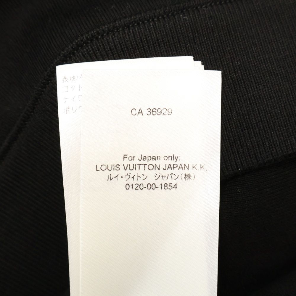 LOUIS VUITTON ルイヴィトン 25SS モノグラムエンボスド ハーフジップ ハイネックスウェット レディース ブラック RW251WW PVT FSKL15 LOUIS VUITTON - LOUIS VUITTON ルイヴィトン 25SS モノグラムエンボス
